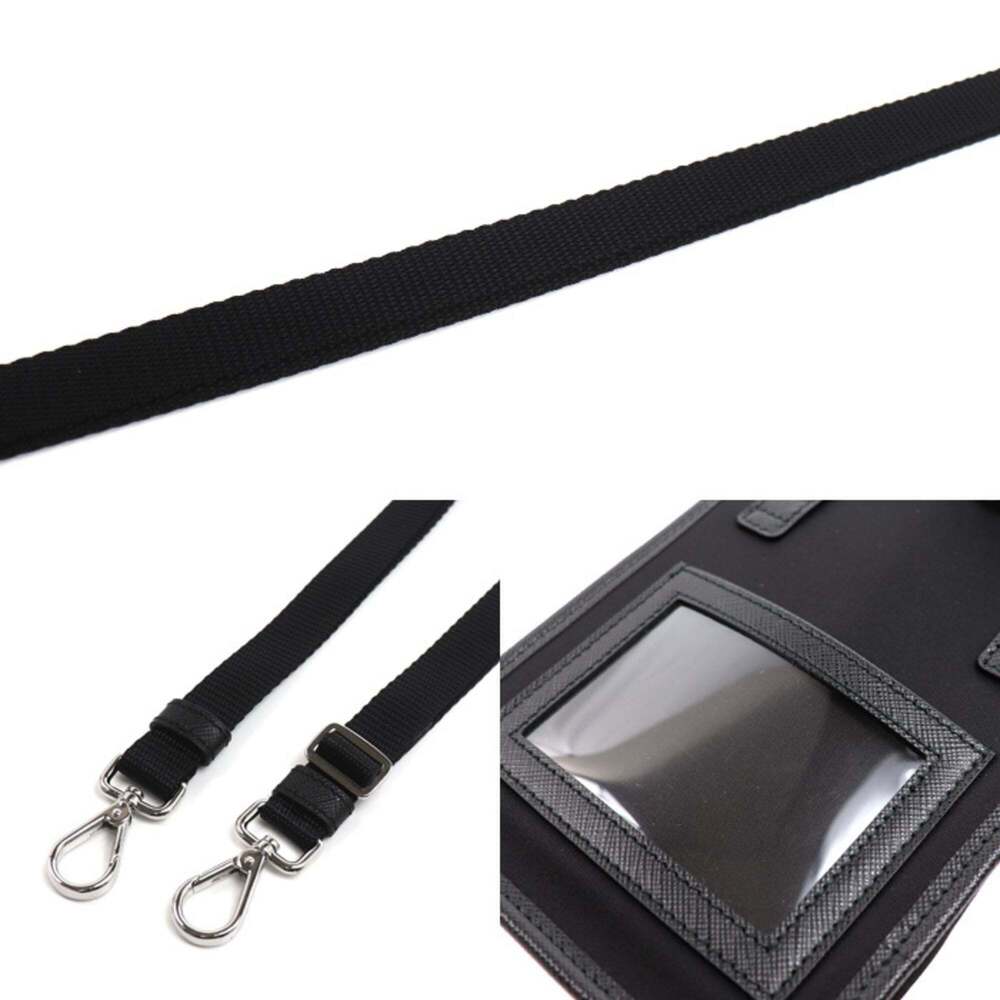 PRADA Black Saffiano Shoulder Bag - Picture 7 of 7